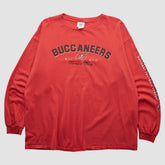 Tampa Bay Buccaneers NFL 2000s Long Sleeve T-shirt - Red Vintage cheap