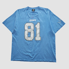Detroit Lions NFL 2010s T-shirt - Light Blue Vintage discount