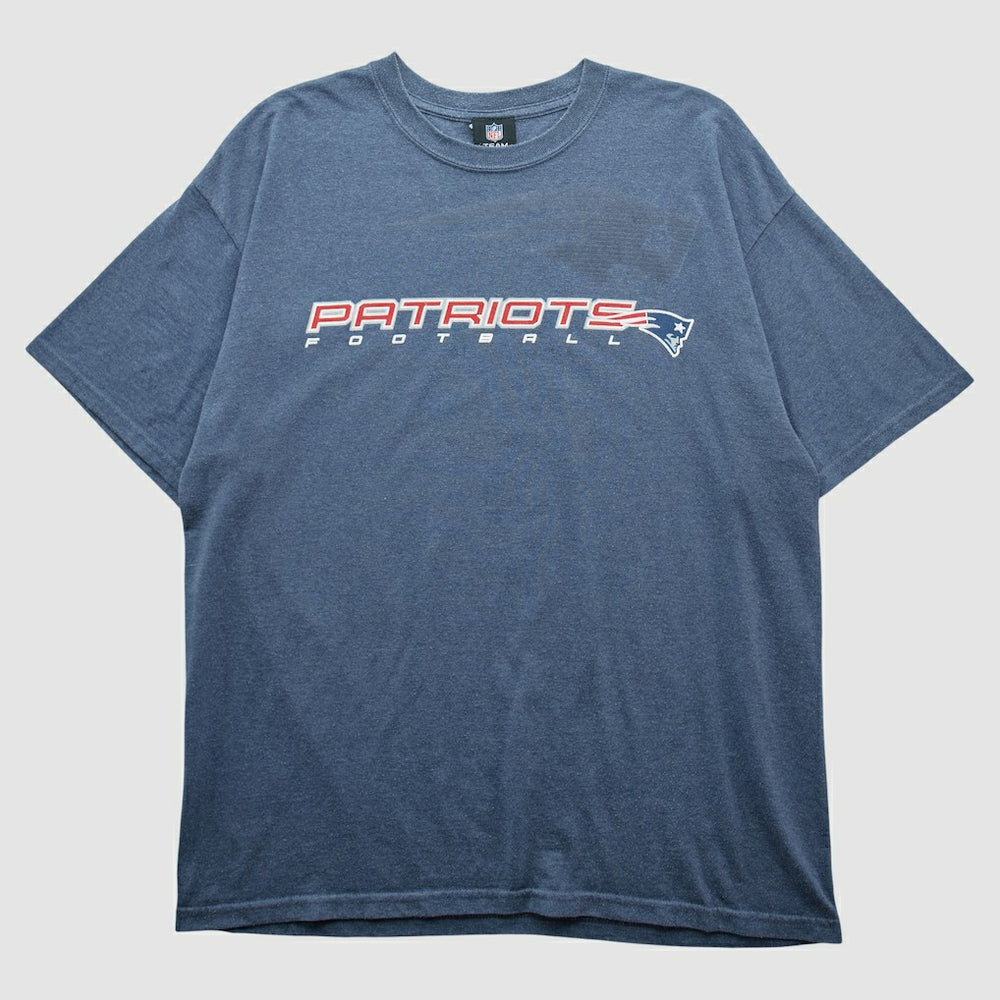 New England Patriots NFL 2010s T-shirt - Blue Vintage discount