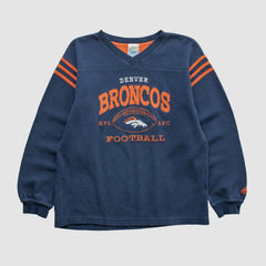 Denver Broncos 2000s Pullover Sweatshirt - Navy Vintage sale