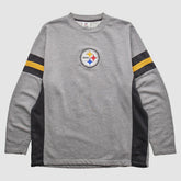 Pittsburgh Steelers NFL 2010s Pullover Sweatshirt - Heather Gray Vintage for sale