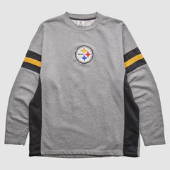 Pittsburgh Steelers NFL 2010s Pullover Sweatshirt - Heather Gray Vintage for sale