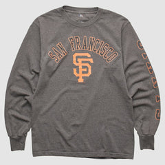 San Francisco Giants MLB 2000s Long Sleeve T-shirt - Dark Heather Gray Vintage