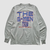 New York Giants NFL 2010s Long Sleeve T-shirt - Heather Gray Vintage online