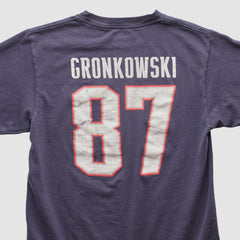 New England Patriots Reebok 2000s T-shirt - Navy Vintage for sale