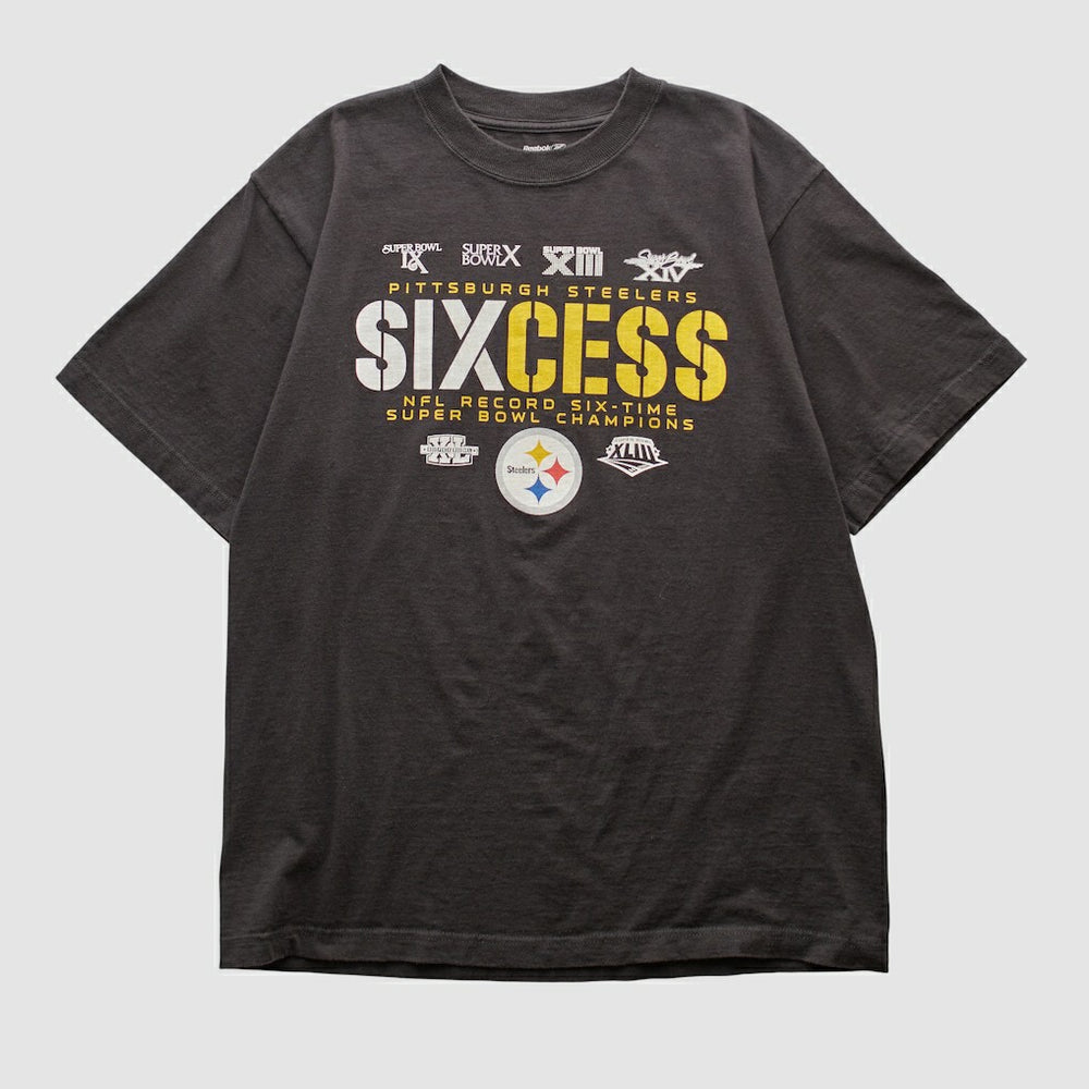 Pittsburgh Steelers Reebok 2009 T-shirt - Black Vintage outlet