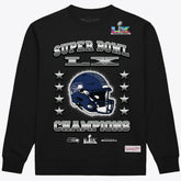 Seattle Seahawks Super Bowl LX Champions Helmet Sweatshirt - Black outlet