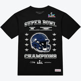 Seattle Seahawks Super Bowl LX Champions Helmet Arch T-Shirt - Black discount