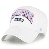 Seattle Seahawks '47 Super Bowl LX Champions Side Patch Clean Up Adjustable Hat - White sale
