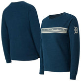 Detroit Tigers Concepts Sport Women's Birch French Terry Long Sleeve T-Shirt - Navy