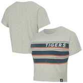 Detroit Tigers Concepts Sport Women's Birch Cropped T-Shirt - Cream