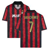 Andriy Shevchenko AC Milan Autographed 1994 Red/Black Home Jersey - Icons on sale