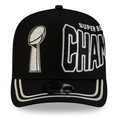 Seattle Seahawks New Era Super Bowl LX Champions Parade A-Frame 9FIFTY Snapback Hat - Black sale