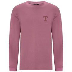Texas Rangers Levelwear Bridal Rose Luxe Signature Long Sleeve T-Shirt - Pink