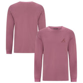 Atlanta Braves Levelwear Bridal Rose Luxe Signature Long Sleeve T-Shirt - Pink