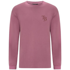 Tampa Bay Rays Levelwear Bridal Rose Luxe Signature Long Sleeve T-Shirt - Pink