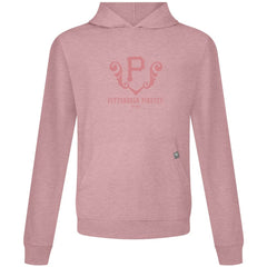 Pittsburgh Pirates Levelwear Bridal Rose Relay Pullover Hoodie - Pink