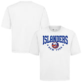 New York Islanders Levelwear Luxe Signature Knit T-Shirt White