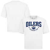 Edmonton Oilers Levelwear Luxe Signature Knit T-Shirt White