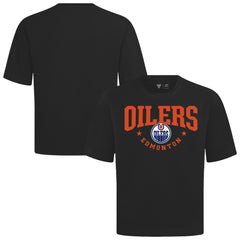 Edmonton Oilers Levelwear Luxe Signature Knit T-Shirt Black