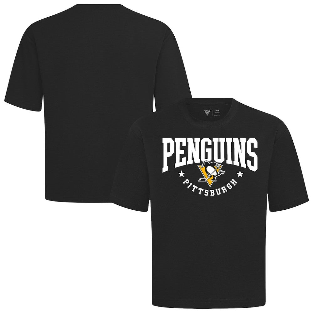 Pittsburgh Penguins Levelwear Luxe Signature Knit T-Shirt Black