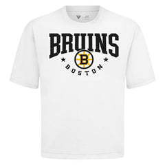 Boston Bruins Levelwear Luxe Signature Knit T-Shirt White