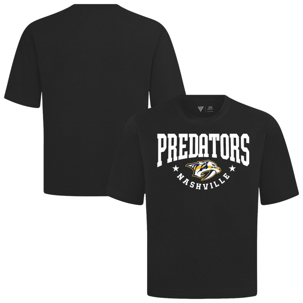 Nashville Predators Levelwear Luxe Signature Knit T-Shirt Black