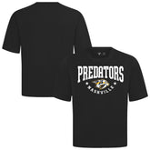 Nashville Predators Levelwear Luxe Signature Knit T-Shirt Black