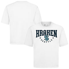 Seattle Kraken Levelwear Luxe Signature Knit T-Shirt White