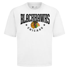 Chicago Blackhawks Levelwear Luxe Signature Knit T-Shirt White