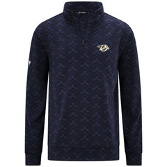 Nashville Predators Levelwear Chameleon Quarter-Zip Sweatshirt Navy