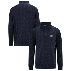 Montreal Canadiens Levelwear Chameleon Quarter-Zip Sweatshirt Navy