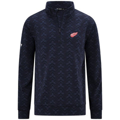Detroit Red Wings Levelwear Chameleon Quarter-Zip Sweatshirt Navy