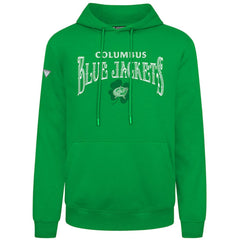 Columbus Blue Jackets Levelwear St. Patrick's Day Podium Hoodie Green