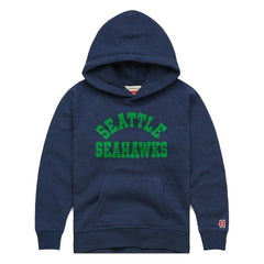 Seattle Seahawks Homage Youth Classic Tri-Blend Hoodie - College Navy outlet