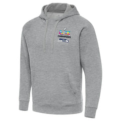 Seattle Seahawks Antigua Super Bowl LX Champions Victory Hoodie - Heather Gray cheap