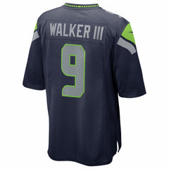 Kenneth Walker III Seattle Seahawks Super Bowl LX Patch Game Jersey - College Navy | Nike for sale