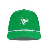 Pittsburgh Penguins Levelwear St. Patrick's Day Gambit Rope Adjustable Hat Kelly Green