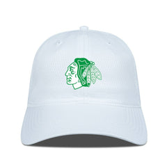 Chicago Blackhawks Levelwear Matrix Patch Adjustable Hat White