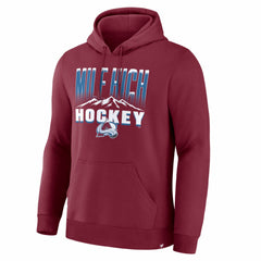 Colorado Avalanche Hometown Graphic Hoodie Burgundy