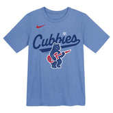 Chicago Cubs Preschool Electric Bear Alternate T-Shirt - Light Blue | Nike