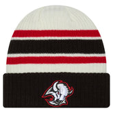 Buffalo Sabres New Era Vintage Cuffed Knit Hat Cream/Black