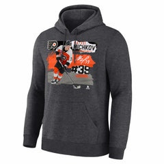Matvei Michkov Philadelphia Flyers Fresh Ice Hoodie Charcoal
