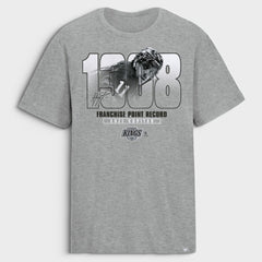 Anze Kopitar Los Angeles Kings Franchise Points Record T-Shirt Gray
