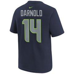 Sam Darnold Seattle Seahawks Youth Super Bowl LX Name & Number T-Shirt - College Navy | Nike on sale