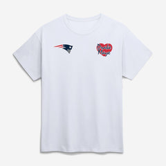 New England Patriots I Love Drake Maye T-Shirt - White discount
