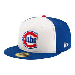 Chicago Cubs 150th Anniversary 59FIFTY Fitted Hat - White/Royal | New Era