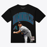 Randy Johnson Arizona Diamondbacks Photo Arch Player Graphic T-Shirt - Black | Mitchell & Ness