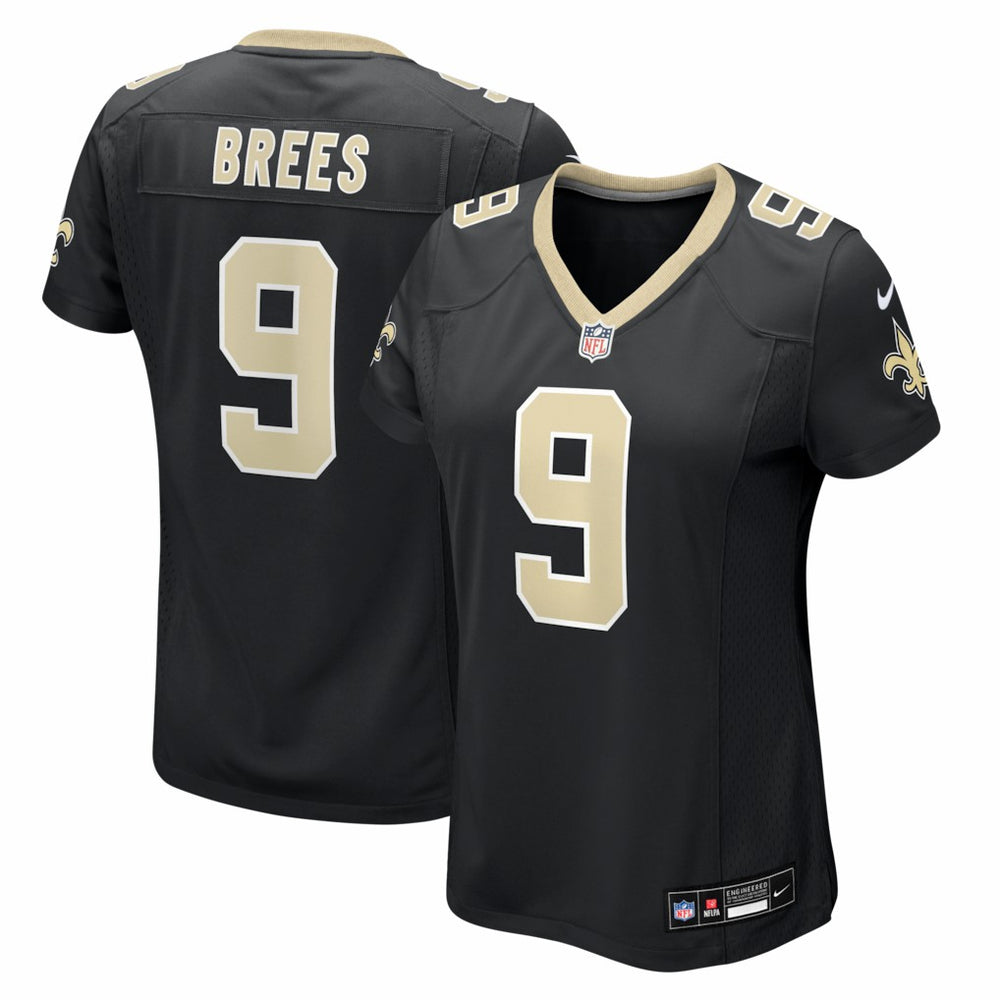 Drew Brees New Orleans Saints Women's Team Game Jersey - Black | Nike for sale