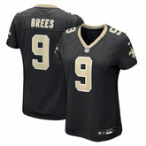Drew Brees New Orleans Saints Women's Team Game Jersey - Black | Nike for sale